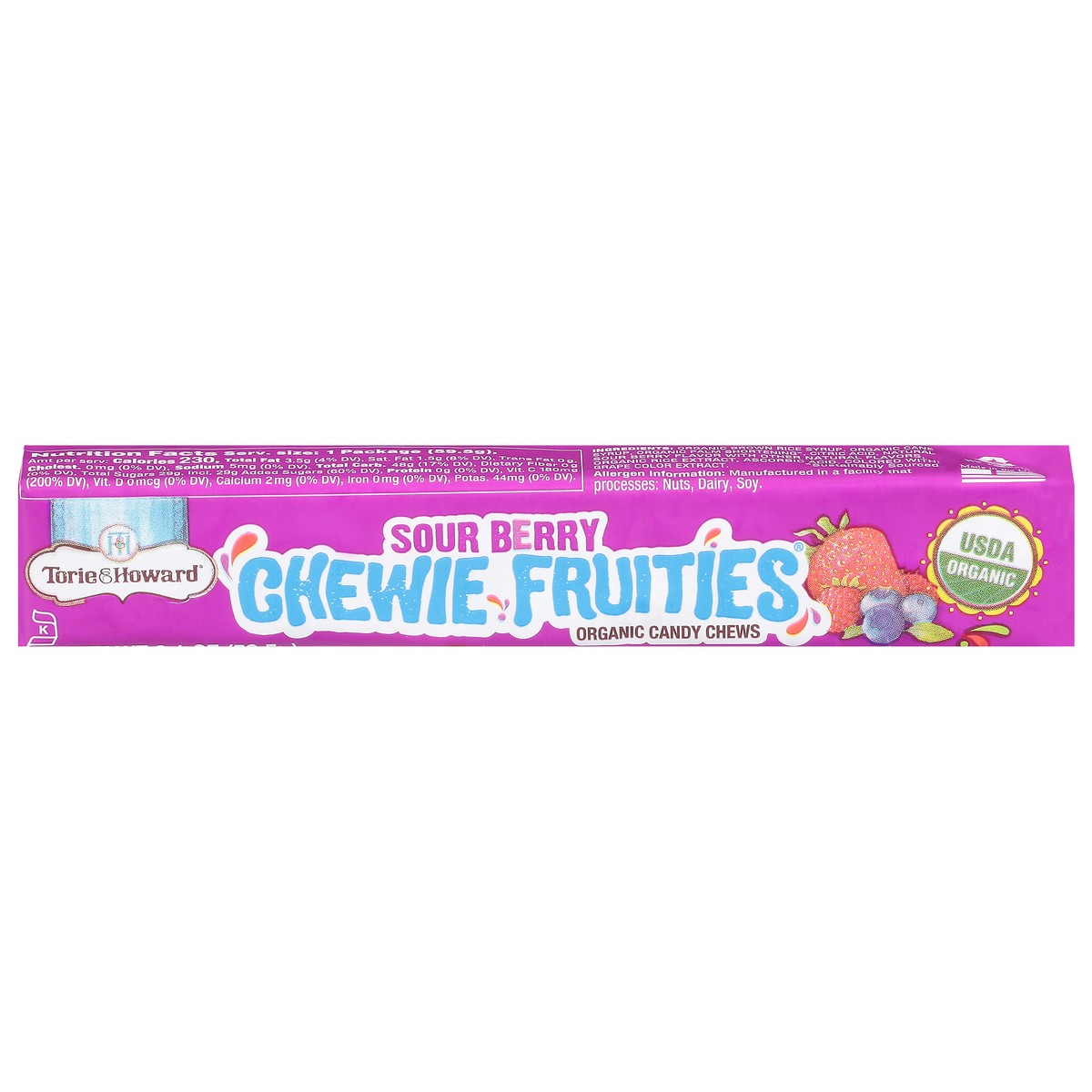 slide 1 of 14, Torie & Howard Sour Berry Chews, 2.1 oz