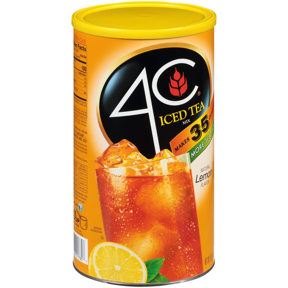 slide 7 of 8, 4C Natural Lemon Flavor Iced Tea Mix, 87 oz