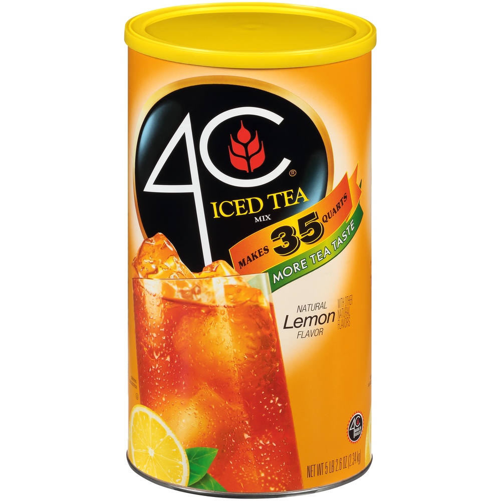 slide 8 of 8, 4C Natural Lemon Flavor Iced Tea Mix, 87 oz