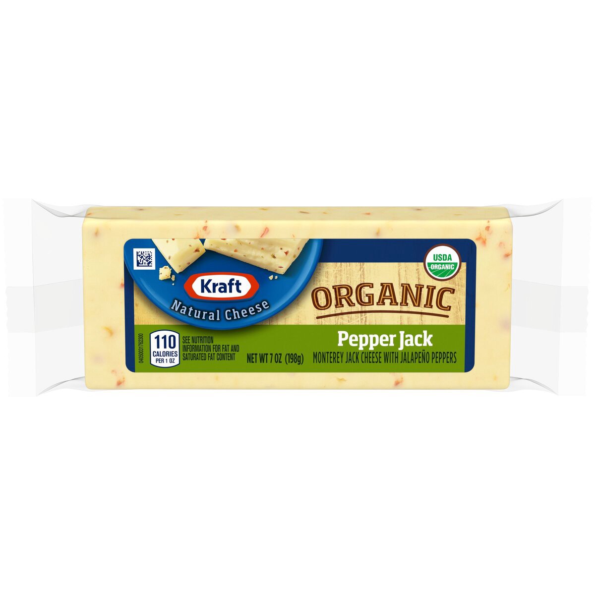 slide 7 of 10, Kraft Organic Pepper Jack Cheese, 7 oz