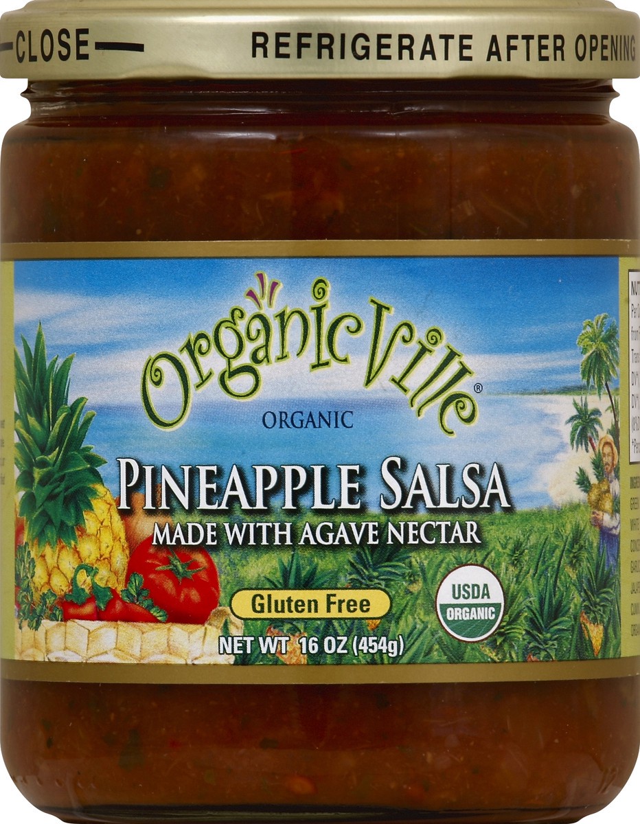 slide 1 of 3, Organicville Salsa 16 oz, 12 oz