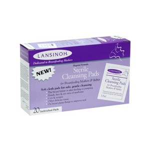 slide 1 of 1, Lansinoh Sterile Cleansing Pads, 20 ct