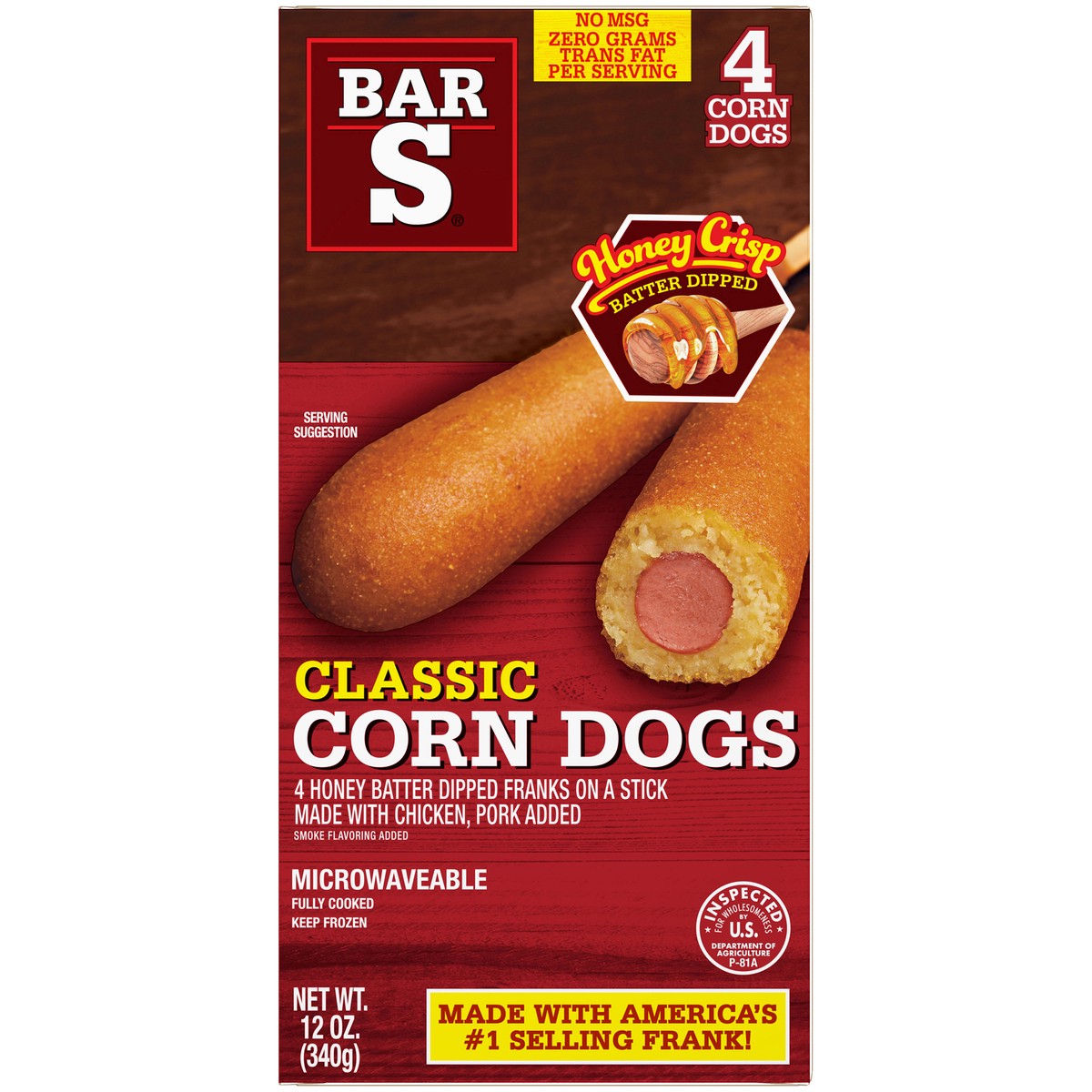 slide 14 of 14, Bar-S Corn Dogs, 12 oz