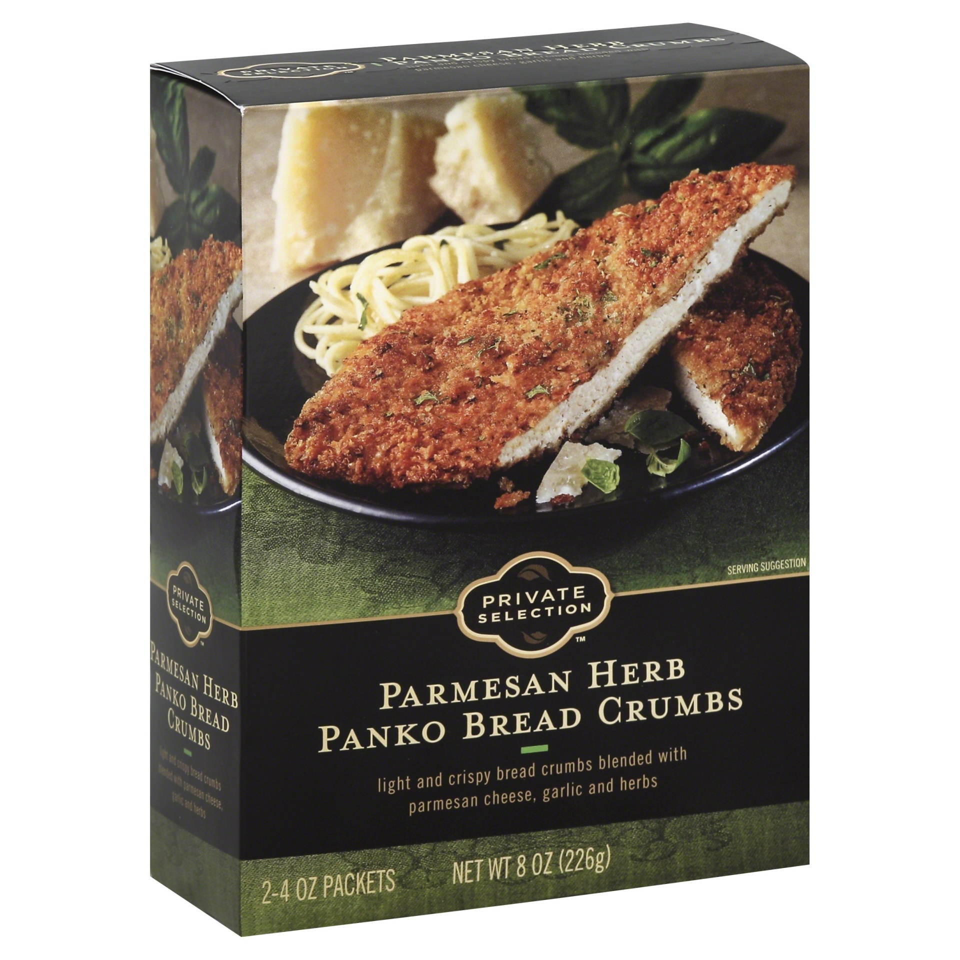 slide 1 of 1, Private Selection Parmesan Herb Panko Bread Crumbs, 8 oz