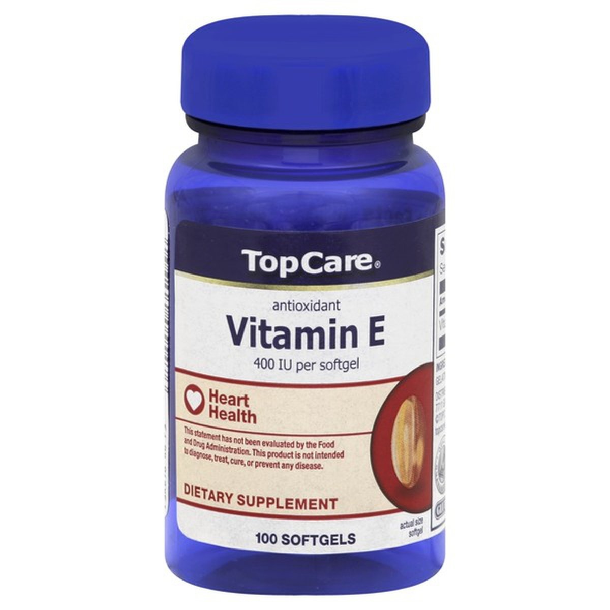 TopCare 400 Iu Vitamin E Softgels 100 ct | Shipt