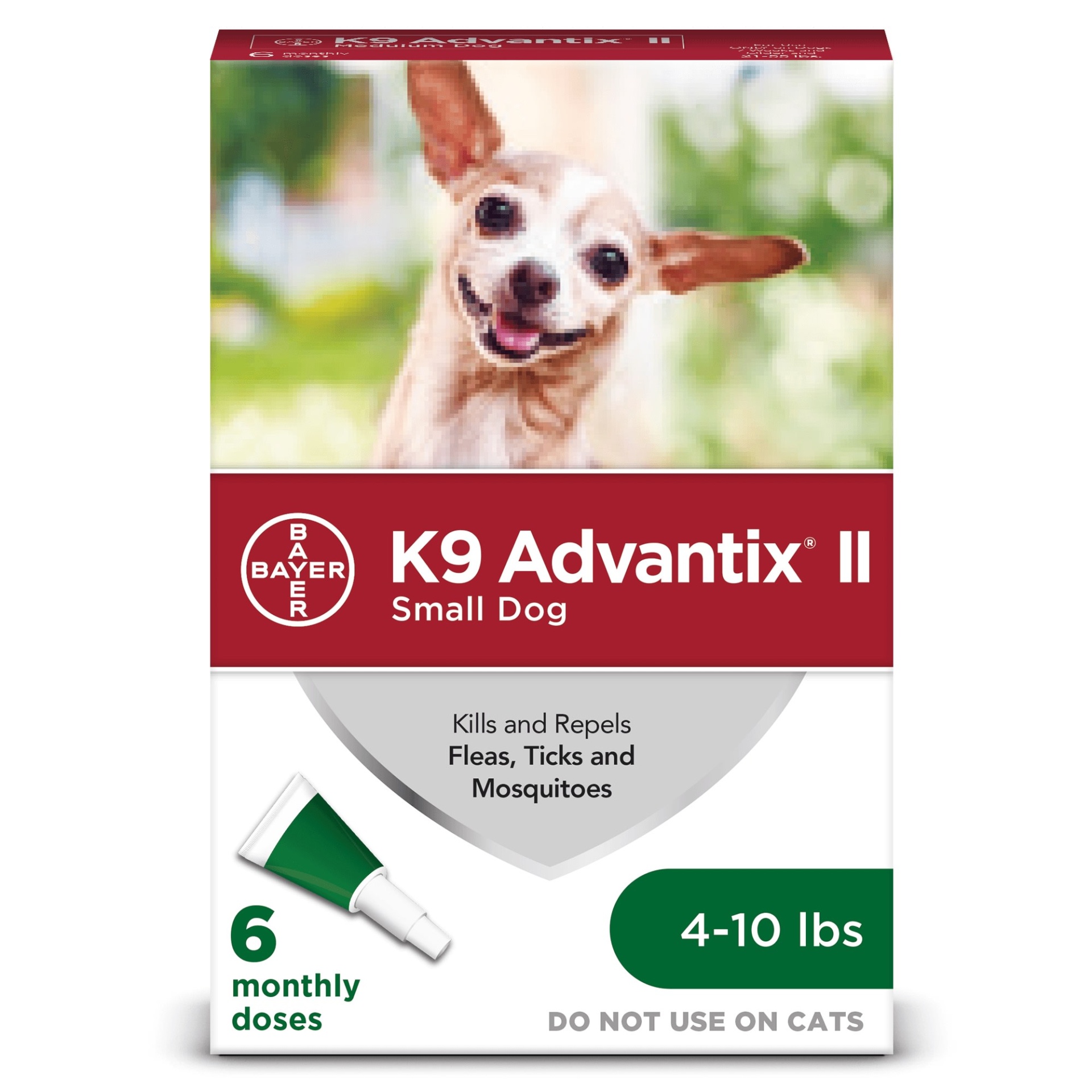 slide 1 of 1, K9 Advantix II Topical Small Dog Flea & Tick Treatment, 6 ct