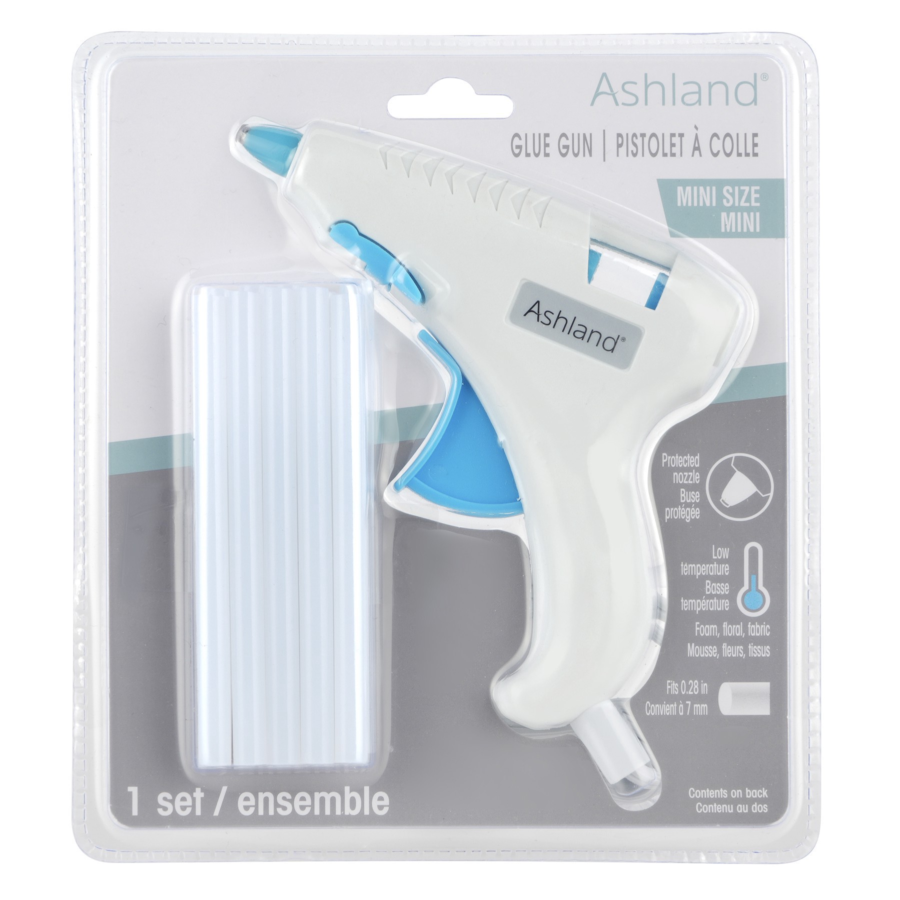 slide 2 of 2, Mini Low Temperature Glue Gun Set By Ashland, 0.28 in x 4 in
