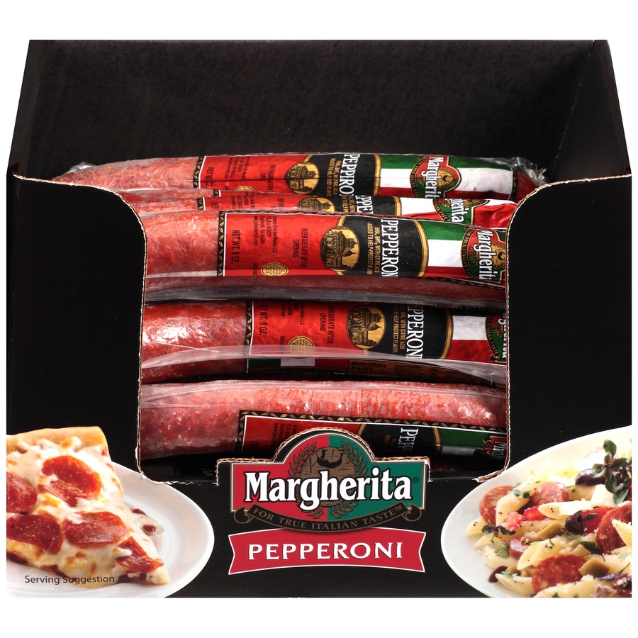 slide 6 of 9, Margherita Pepperoni Stick, 8 oz, 8 oz