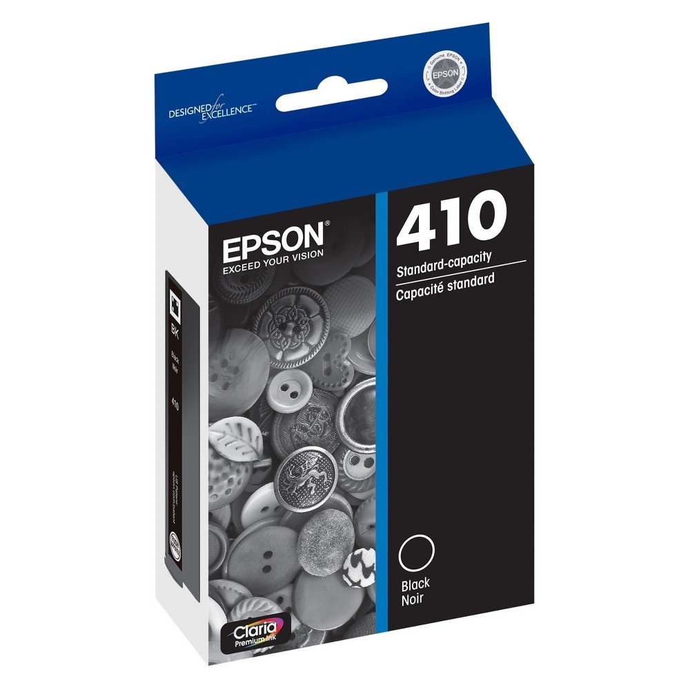 slide 4 of 5, Epson 410 Single Ink Cartridge - Black (T410020-CP), 1 ct