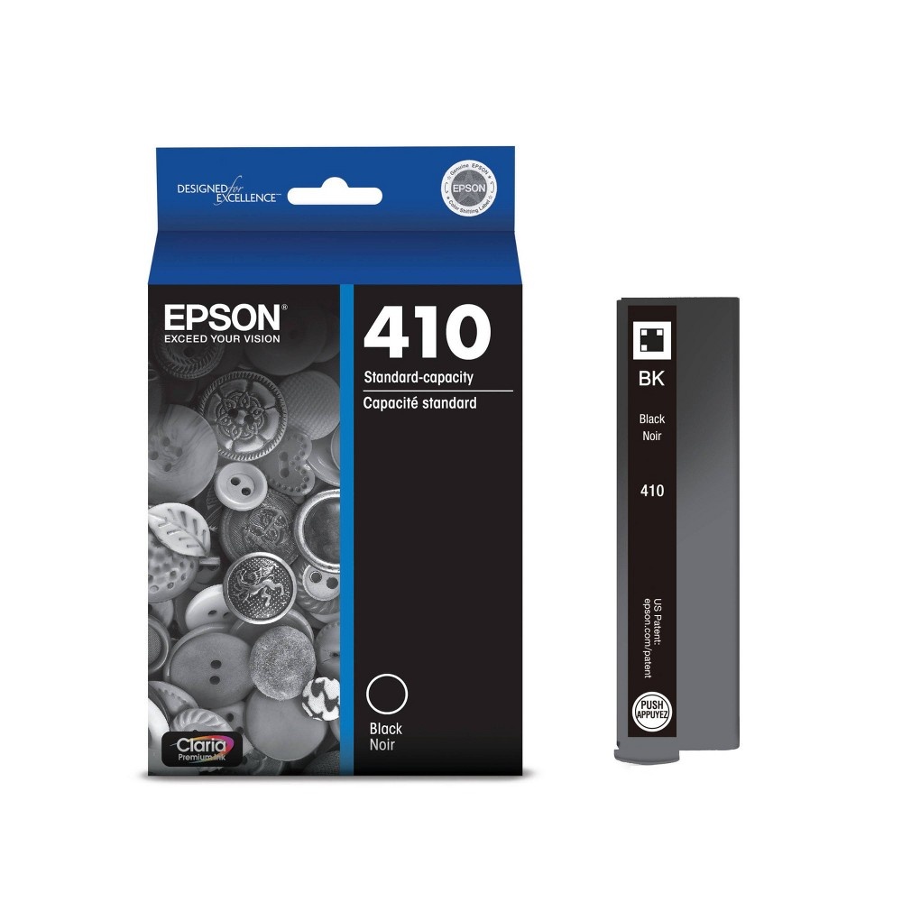 slide 5 of 5, Epson 410 Single Ink Cartridge - Black (T410020-CP), 1 ct