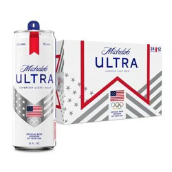 Michelob ULTRA Superior Light American Lager Beer - 24pk/12 fl oz Cans