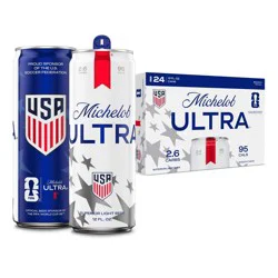 Michelob ULTRA Superior Light American Lager Beer - 24pk/12 fl oz Cans