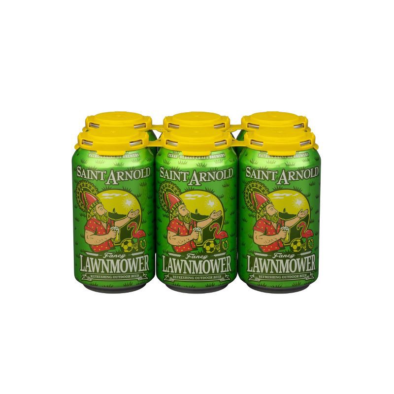 slide 2 of 3, Saint Arnold Fancy Lawnmower Beer - 6pk/12 fl oz Cans, 6 ct; 12 fl oz