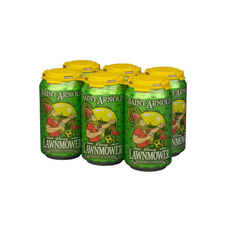 slide 3 of 3, Saint Arnold Fancy Lawnmower Beer - 6pk/12 fl oz Cans, 6 ct; 12 fl oz