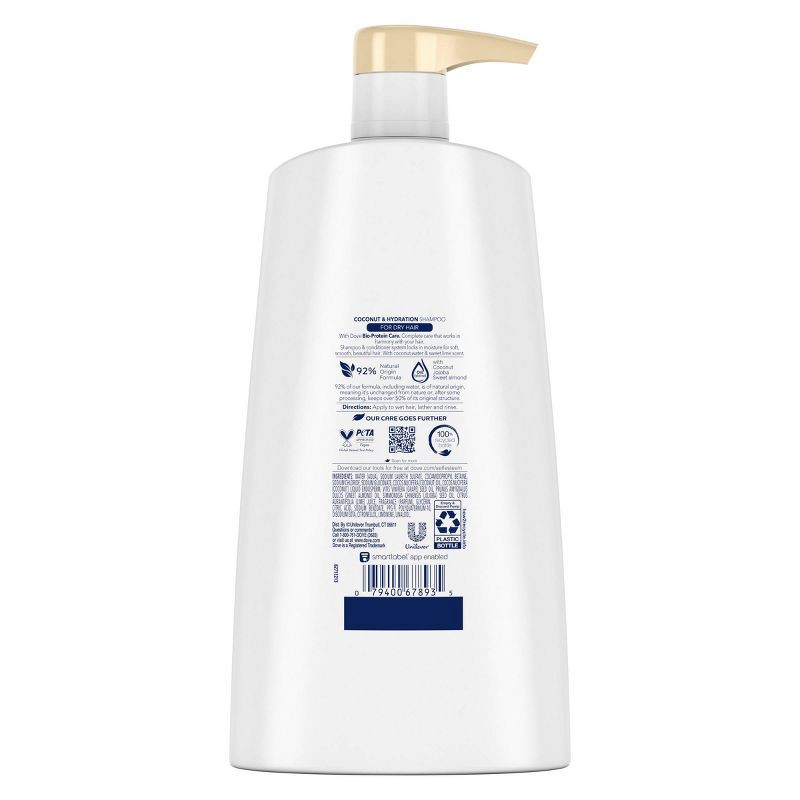 slide 3 of 8, Dove Beauty Coconut & Hydration Shampoo - 25.4 fl oz, 25.4 fl oz