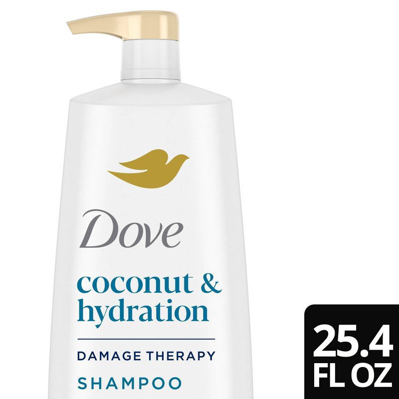 slide 1 of 8, Dove Beauty Coconut & Hydration Shampoo - 25.4 fl oz, 25.4 fl oz