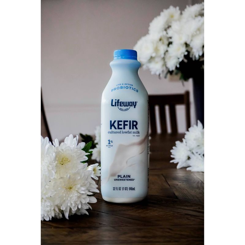 slide 4 of 4, Lifeway Kefir Plain Low Fat Milk Smoothie - 32 fl oz, 32 fl oz