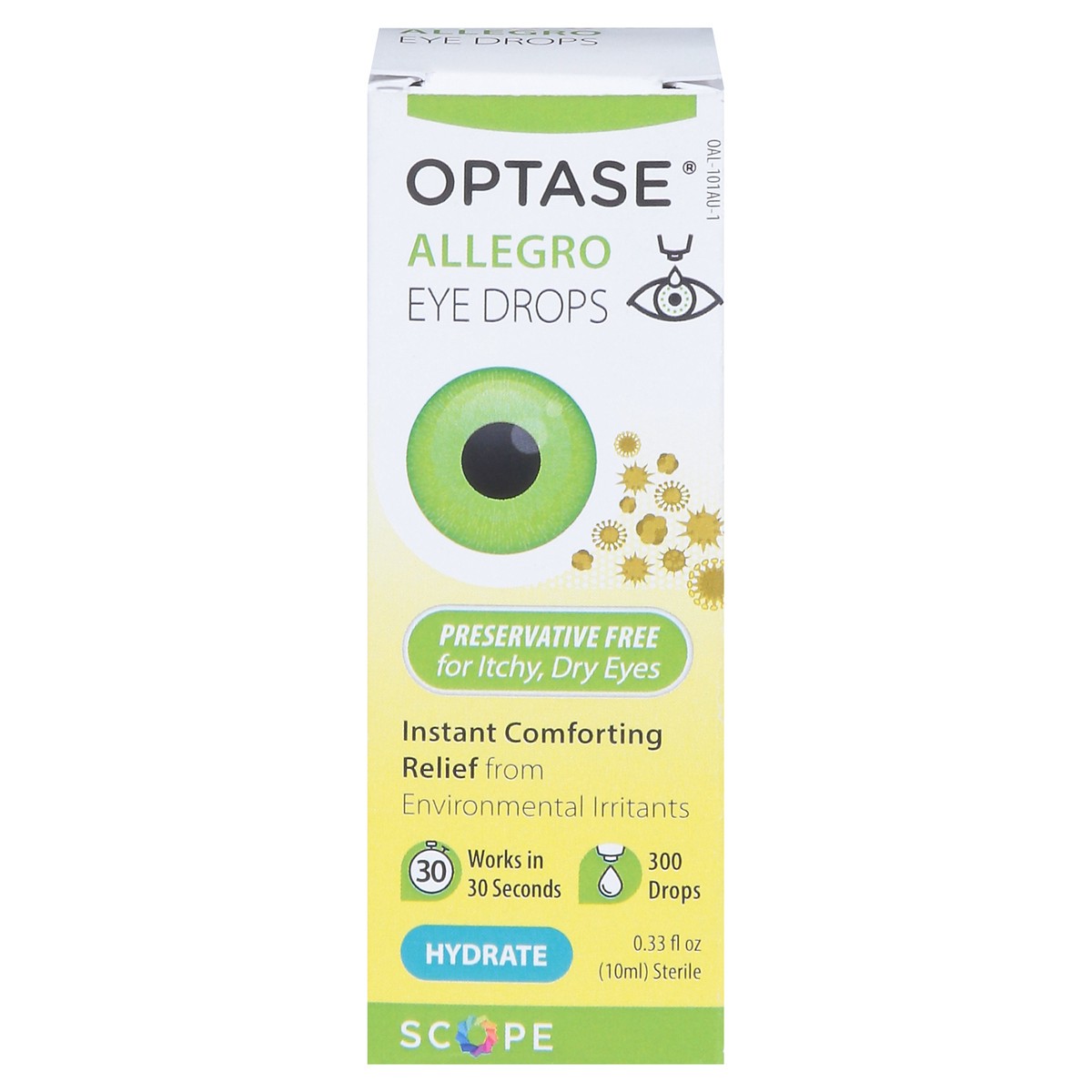 slide 4 of 14, Optase Hydrate Allegro Eye Drops 0.33 fl oz, 0.33 fl oz