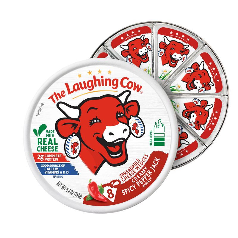 slide 9 of 9, The Laughing Cow Creamy Spicy Pepper Jack Cheese - 5.4oz/8ct, 5.4 oz, 8 ct