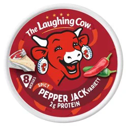 The Laughing Cow Creamy Spicy Pepper Jack Cheese - 5.4oz/8ct