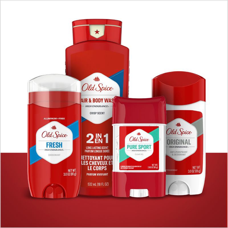 slide 7 of 8, Old Spice High Endurance Pure Sport Body Wash - 24 fl oz, 24 fl oz