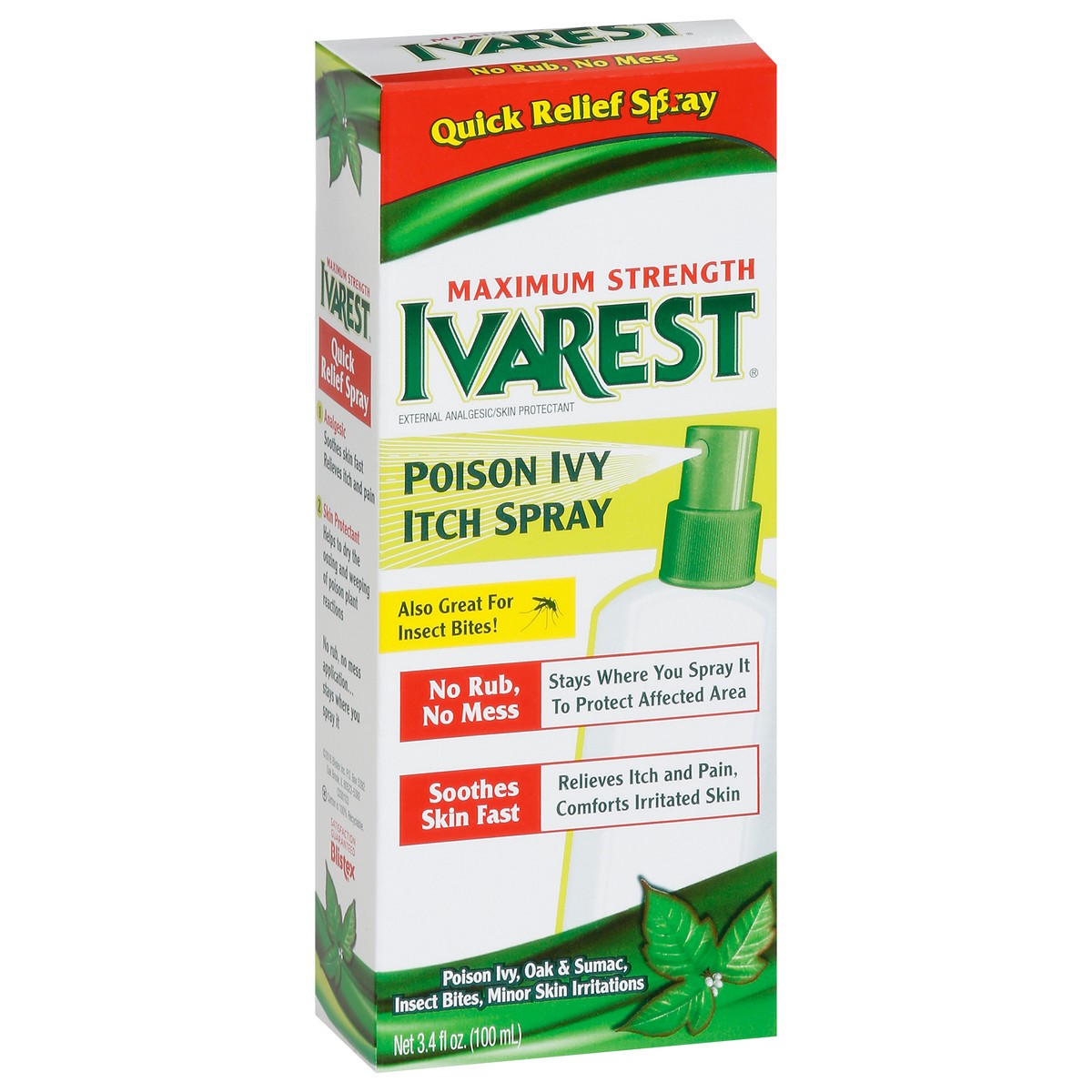 slide 2 of 9, Ivarest Maximum Strength Poison Ivy Itch Spray 3.4 fl oz, 3.4 fl oz