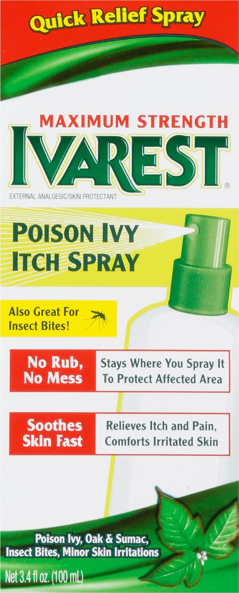 slide 6 of 9, Ivarest Maximum Strength Poison Ivy Itch Spray 3.4 fl oz, 3.4 fl oz