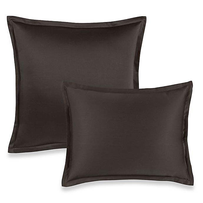 slide 1 of 1, Wamsutta 400-Thread-Count European Pillow Sham - Charcoal, 1 ct