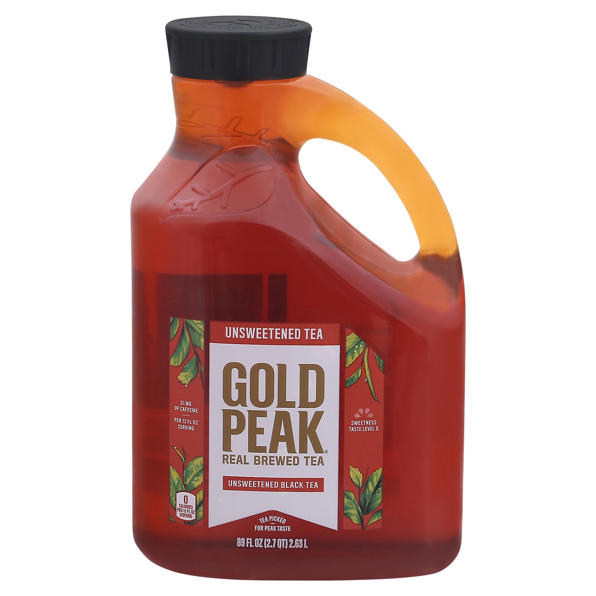 slide 1 of 12, Gold Peak Unsweetened Tea 89 fl oz Jug, 89 fl oz
