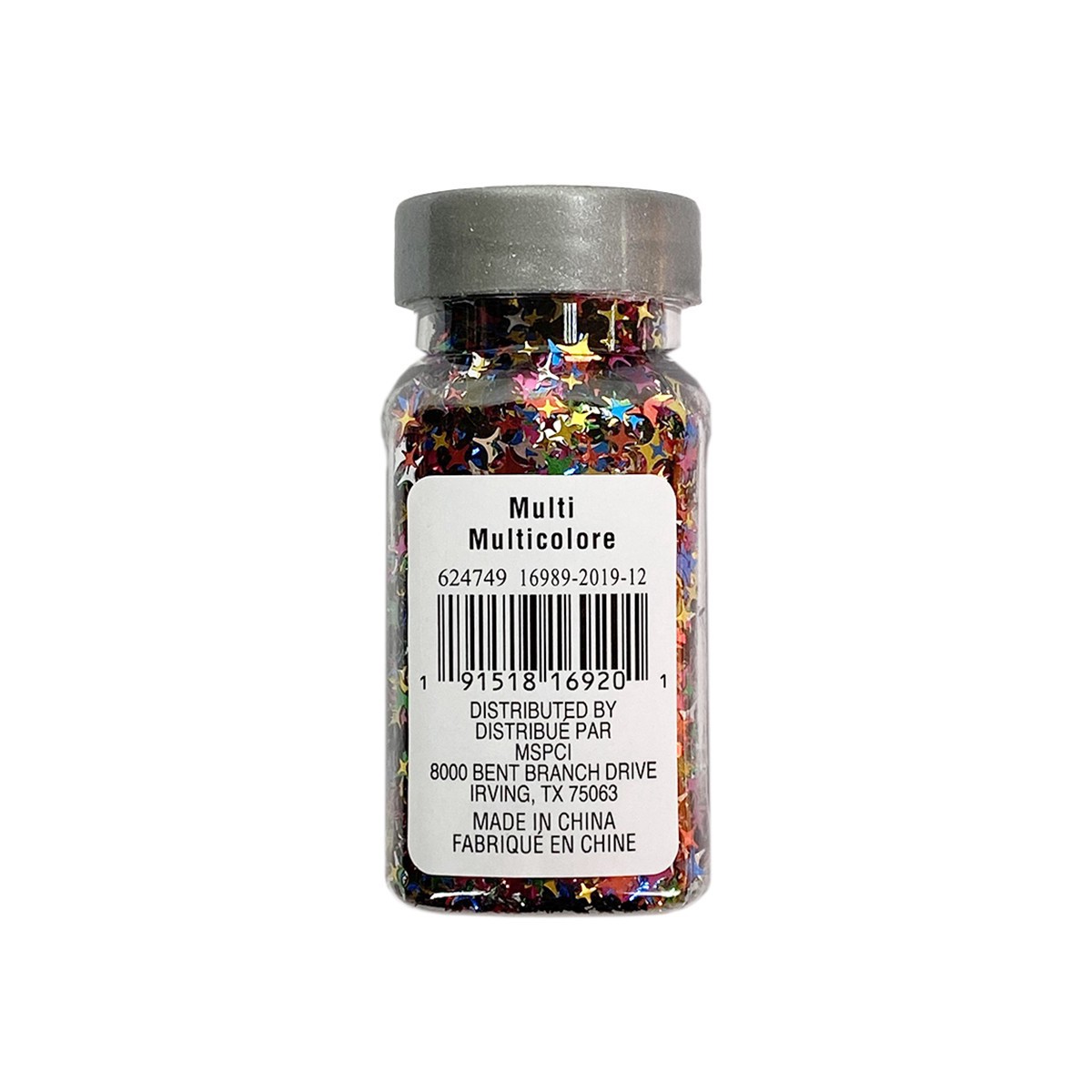 slide 3 of 3, Multicolor Star Specialty Polyester Glitter By Recollections, 0.7 oz