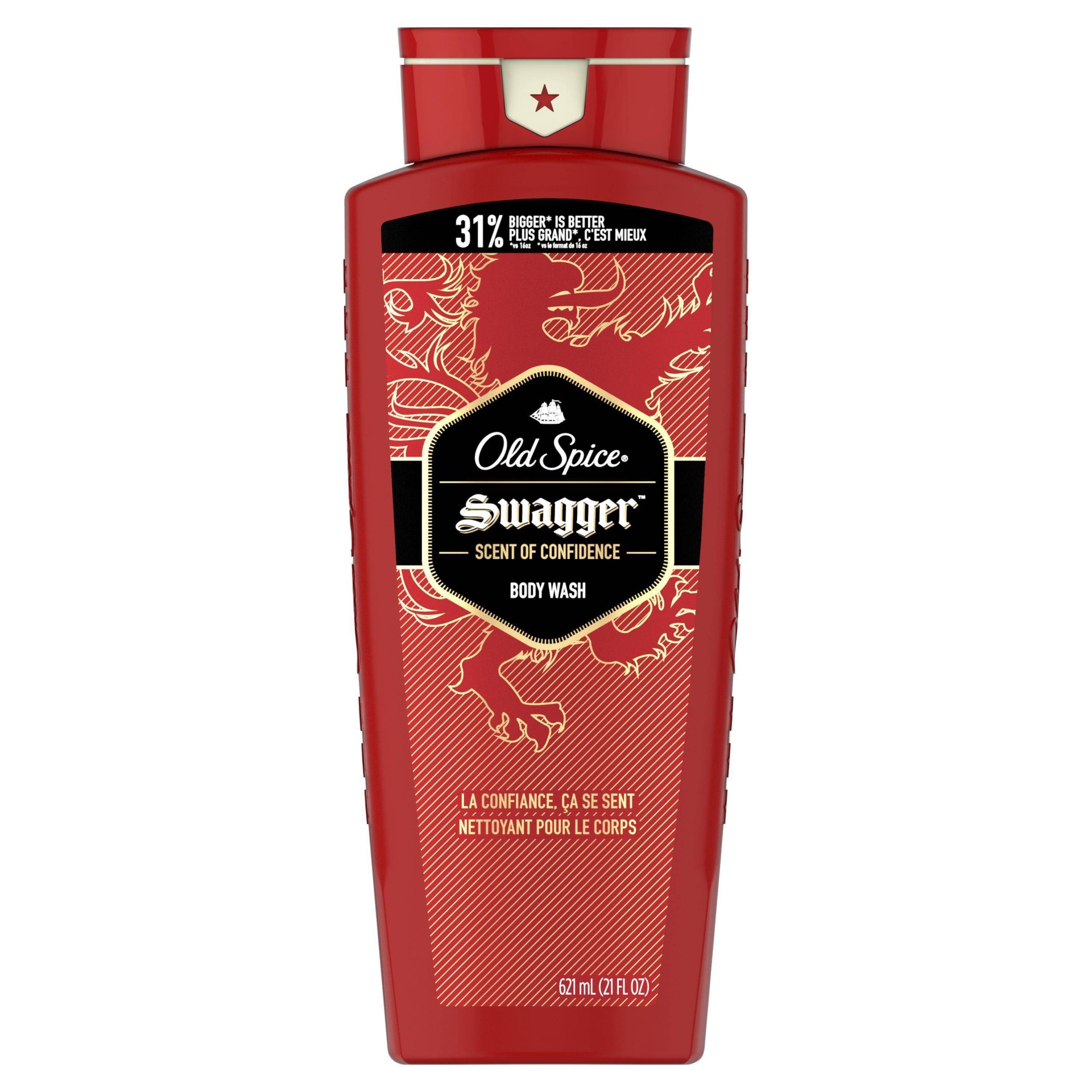 slide 1 of 3, Old Spice Swagger Scent of Confidence Men's Body Wash - 21 fl oz, 21 fl oz