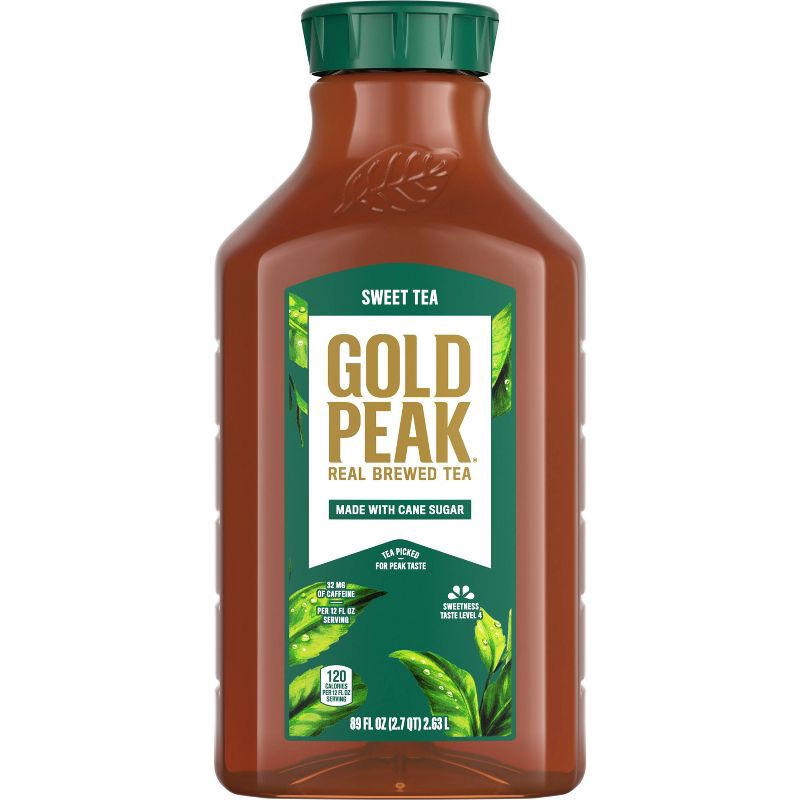 slide 1 of 8, Gold Peak Sweetened Black Iced Tea Drink - 89 fl oz, 89 fl oz