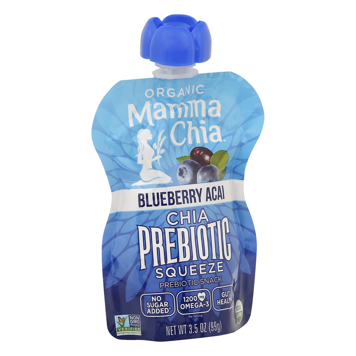 slide 12 of 12, Mamma Chia Organic Chia Blueberry Acai Prebiotic Squeeze - 3.5 oz, 
