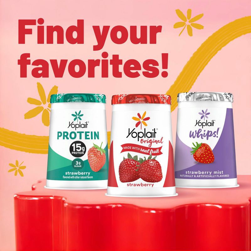 slide 7 of 11, Yoplait Original Strawberry Yogurt - 32oz, 32 oz