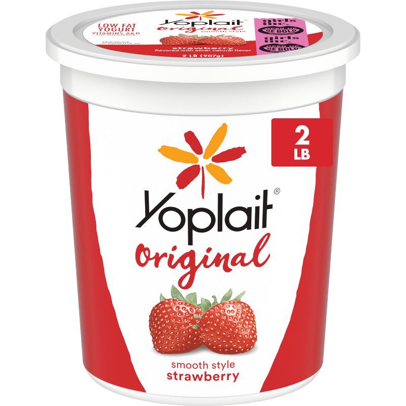 slide 10 of 11, Yoplait Original Strawberry Yogurt - 32oz, 32 oz