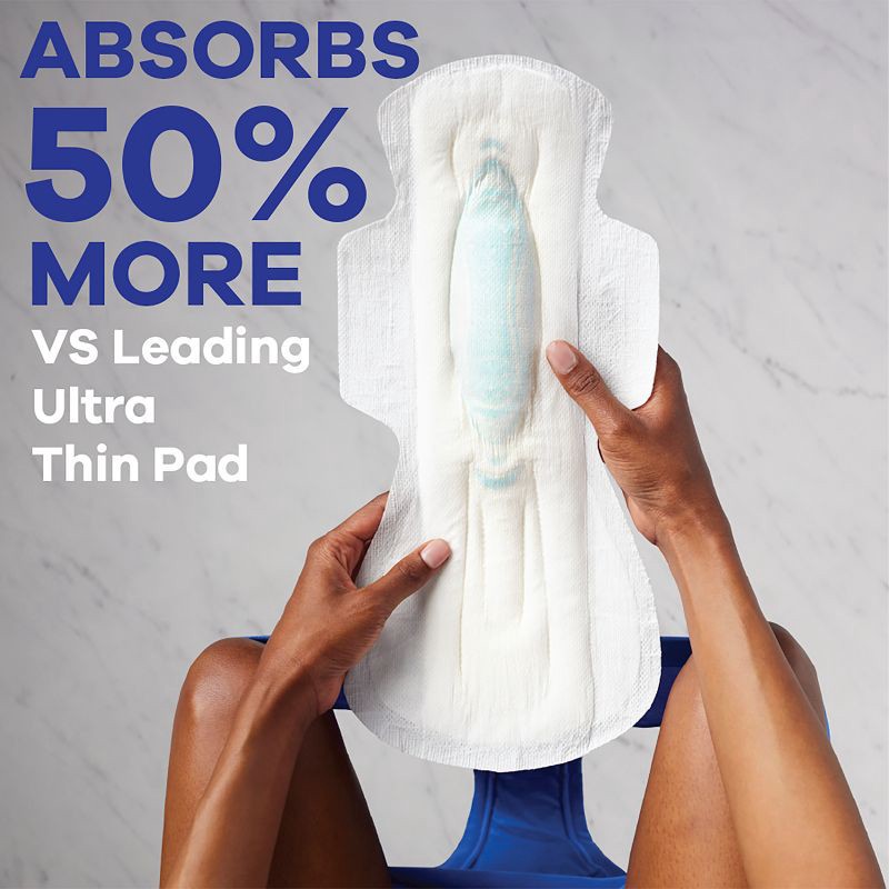 slide 3 of 8, Always Maxi Extra Heavy Overnight Pads with Wings - Size 5 - Unscented - 36ct, 36 ct