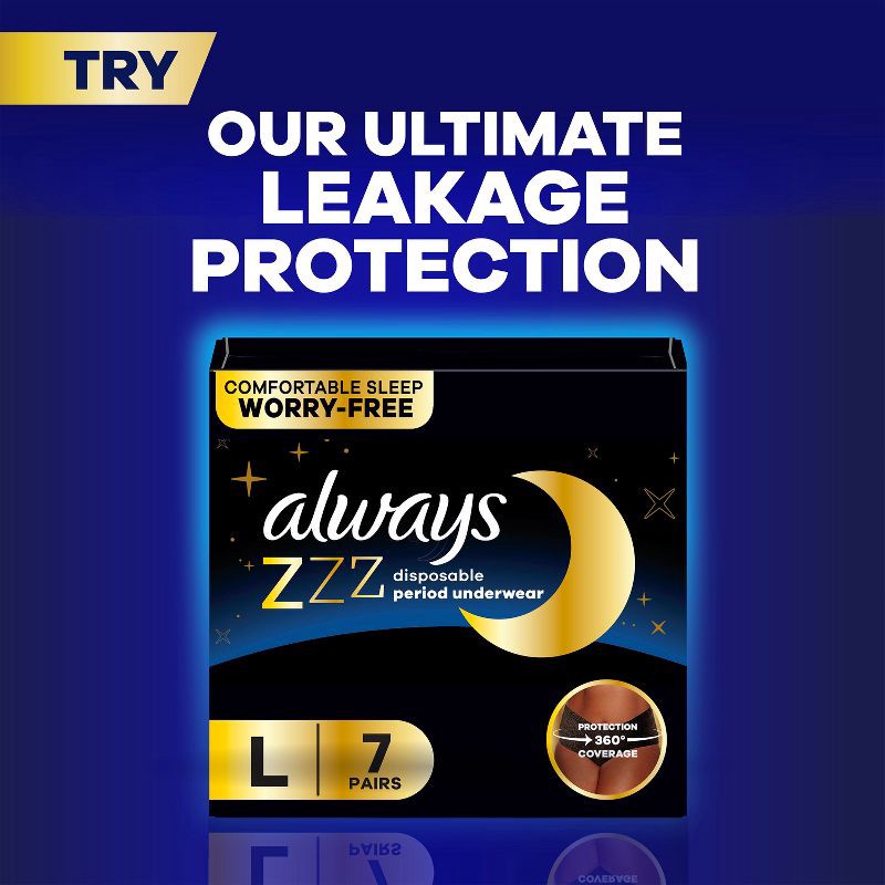 slide 8 of 13, Always Maxi Extra Heavy Overnight Pads with Wings - Size 5 - Unscented - 36ct, 36 ct