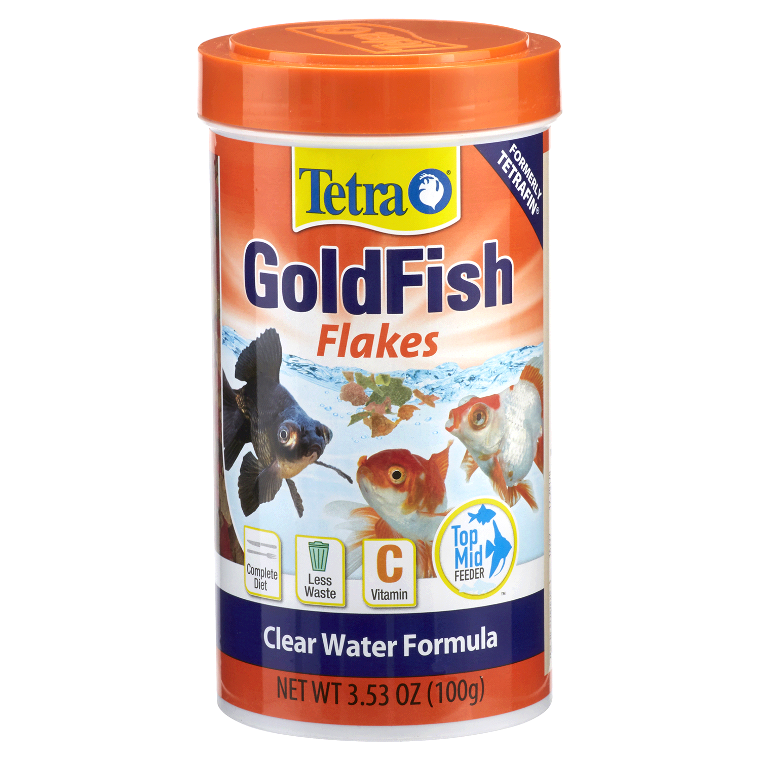slide 1 of 1, Tetra TetraFin Goldfish Flakes 3.53 Ounces, Balanced Diet, 0.22 lb