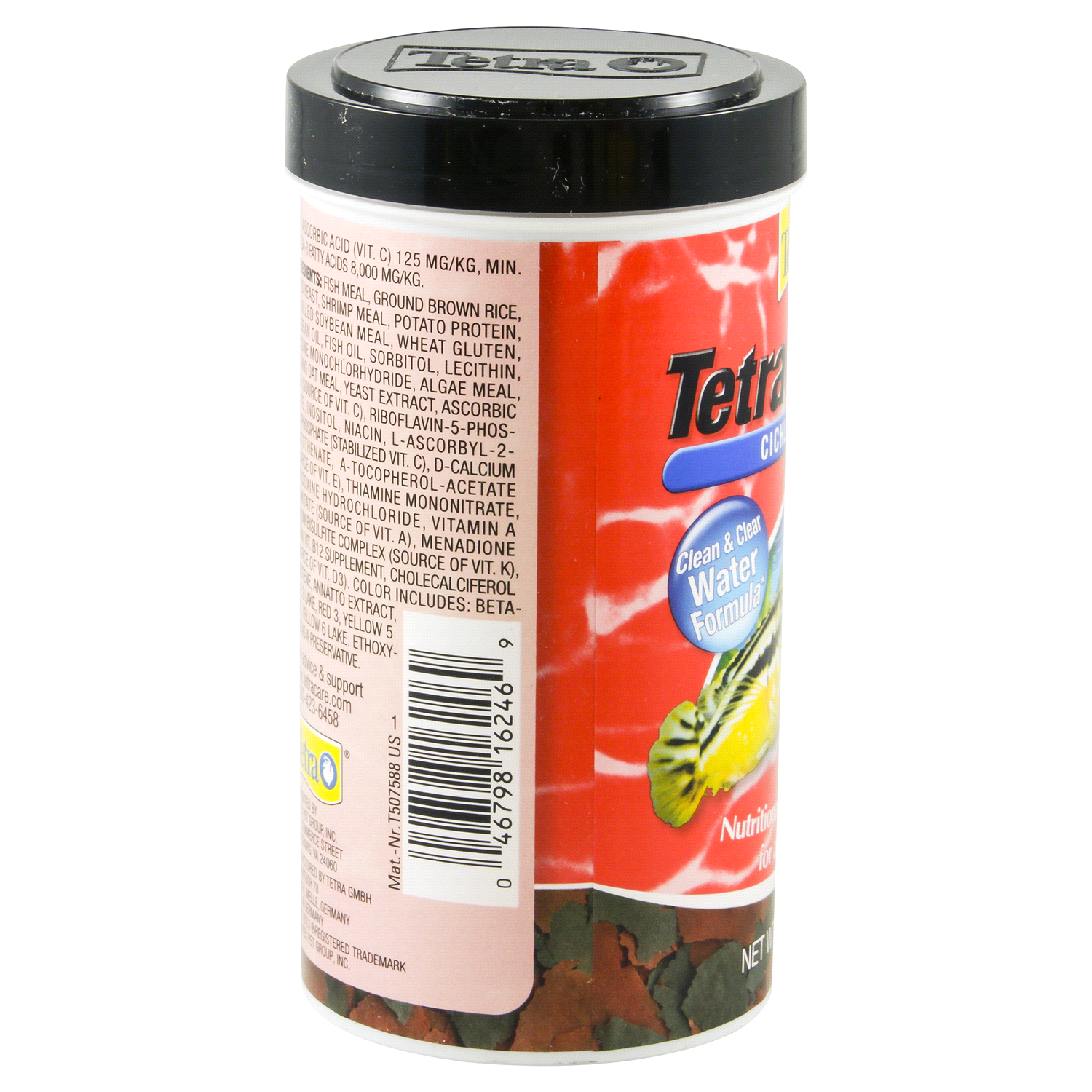 slide 2 of 3, Tetra Cichlid Fish Food Flakes, 2.82 oz