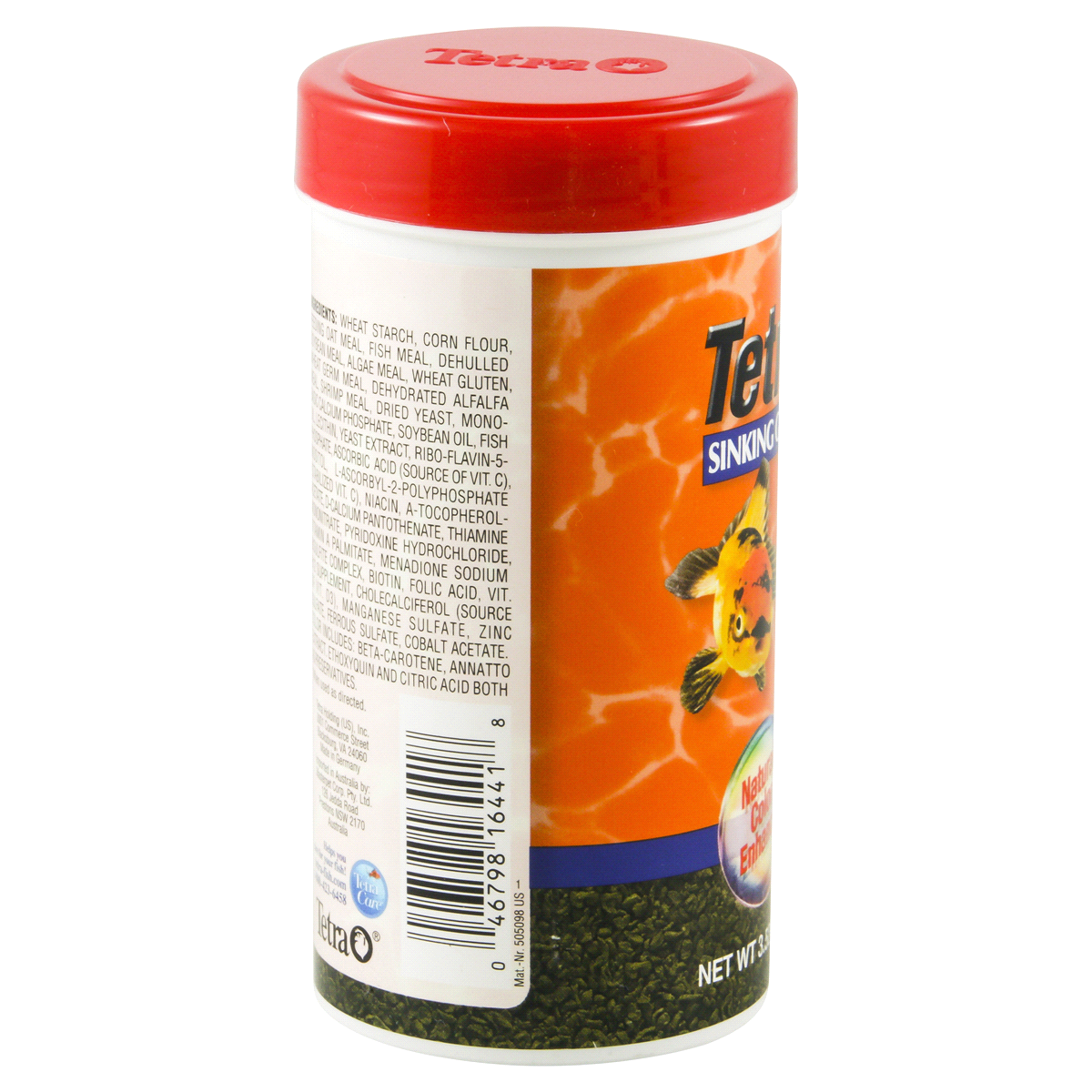 slide 2 of 4, TetraColor Sinking Goldfish Food Granules, 3.52 oz