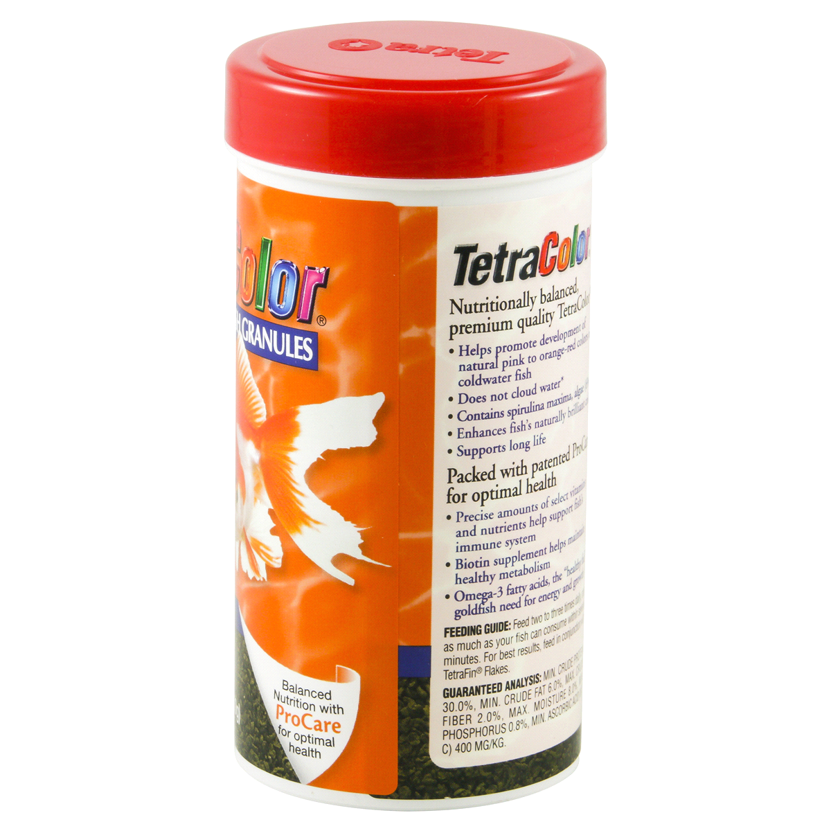 slide 3 of 4, TetraColor Sinking Goldfish Food Granules, 3.52 oz