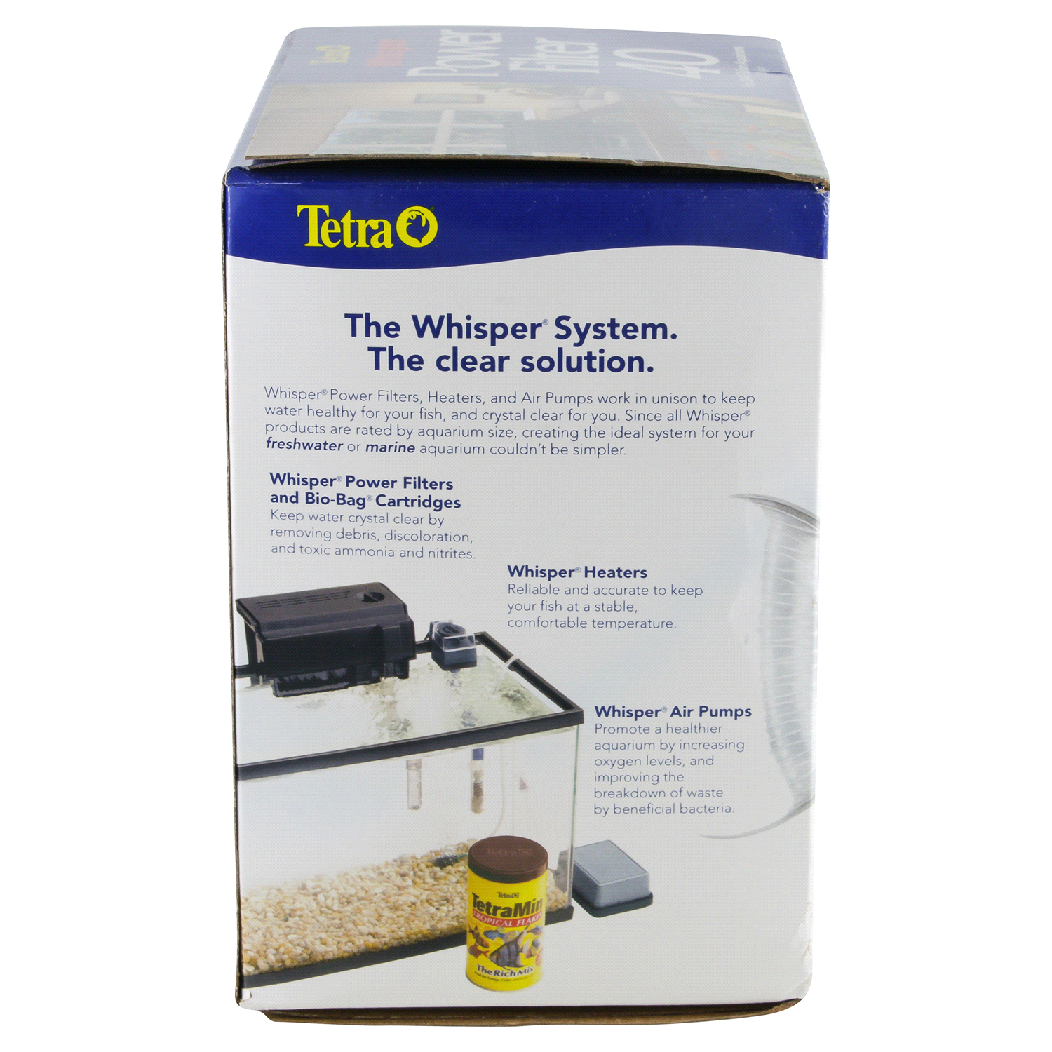 slide 2 of 4, Tetra Whisper Power Filter 40, forAquariums/Fish Tanks, 1 ct