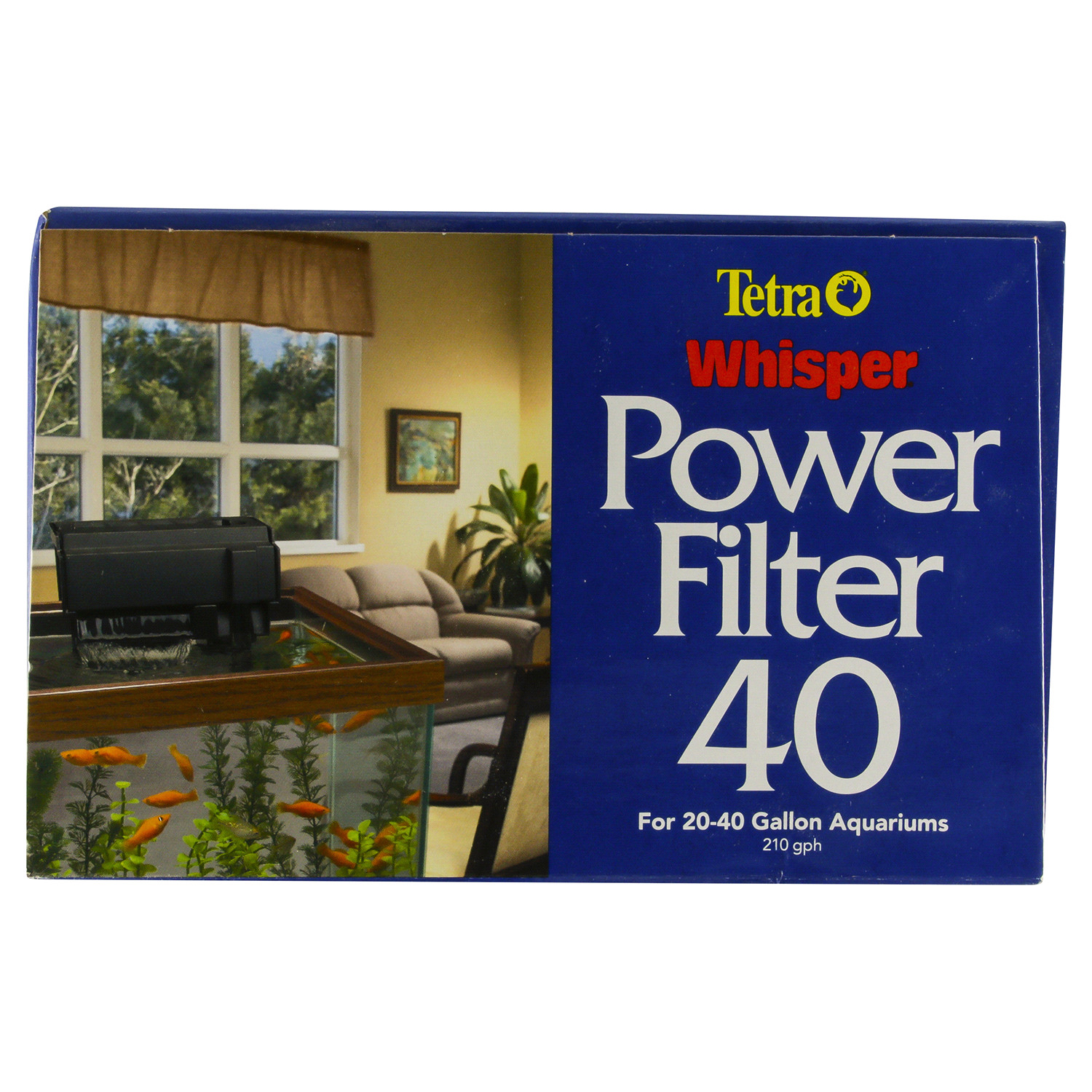 slide 4 of 4, Tetra Whisper Power Filter 40, forAquariums/Fish Tanks, 1 ct