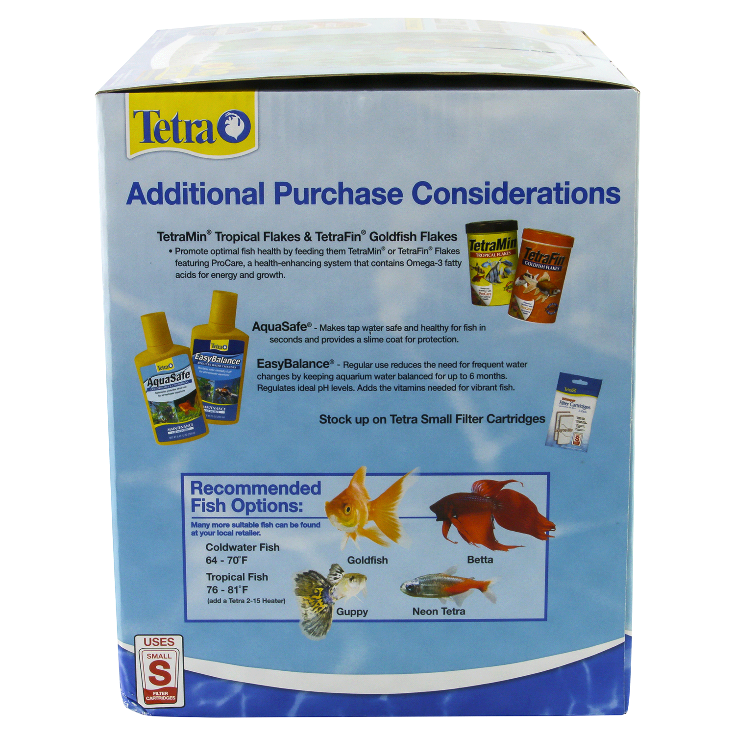 slide 3 of 3, Tetra Hexagon LED Bubbler Aquarium Kit, 1 gal