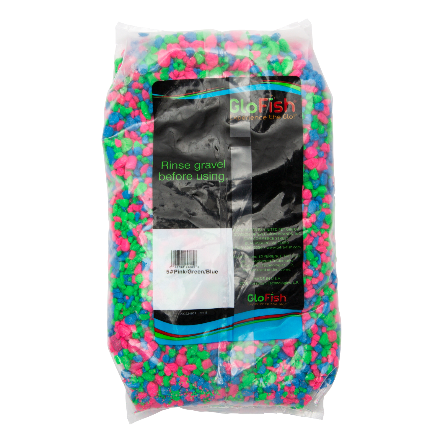slide 2 of 6, GloFish Aquarium Gravel, Pink/Green/Blue, 5 lb