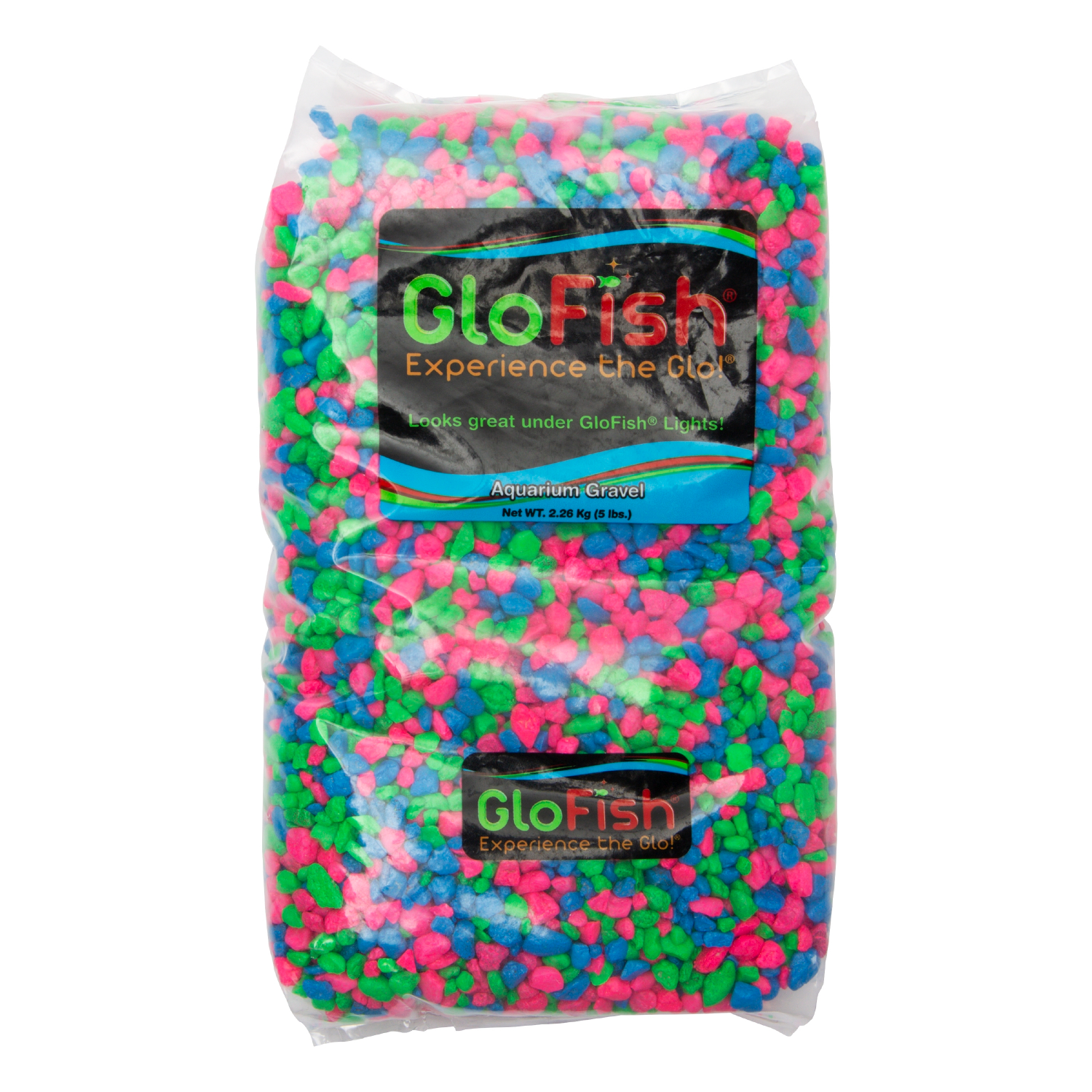 slide 1 of 4, GloFish Aquarium Gravel, Pink/Green/Blue, 5 lb