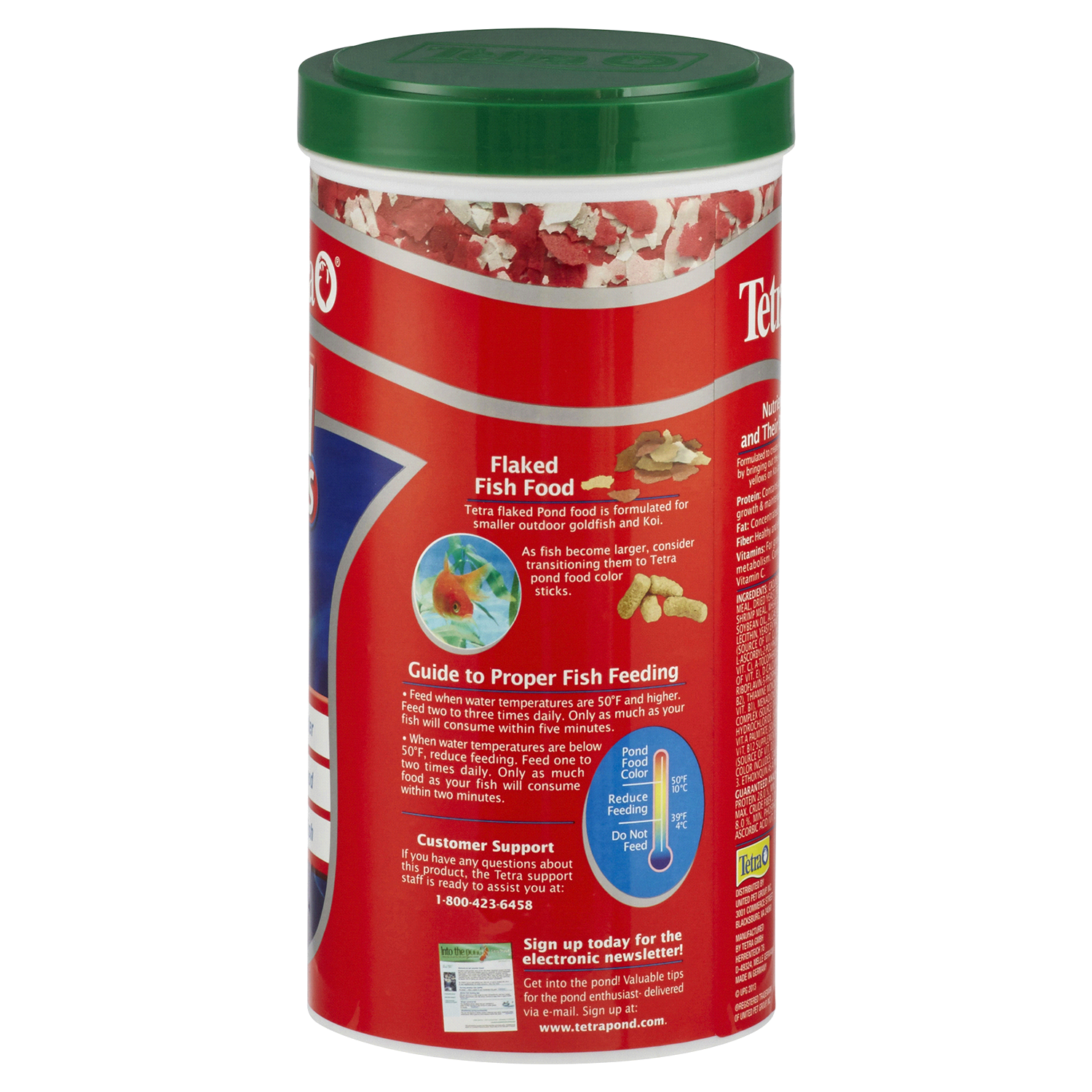slide 3 of 3, Tetra PondFood Color Flakes Fish Food, 6 oz