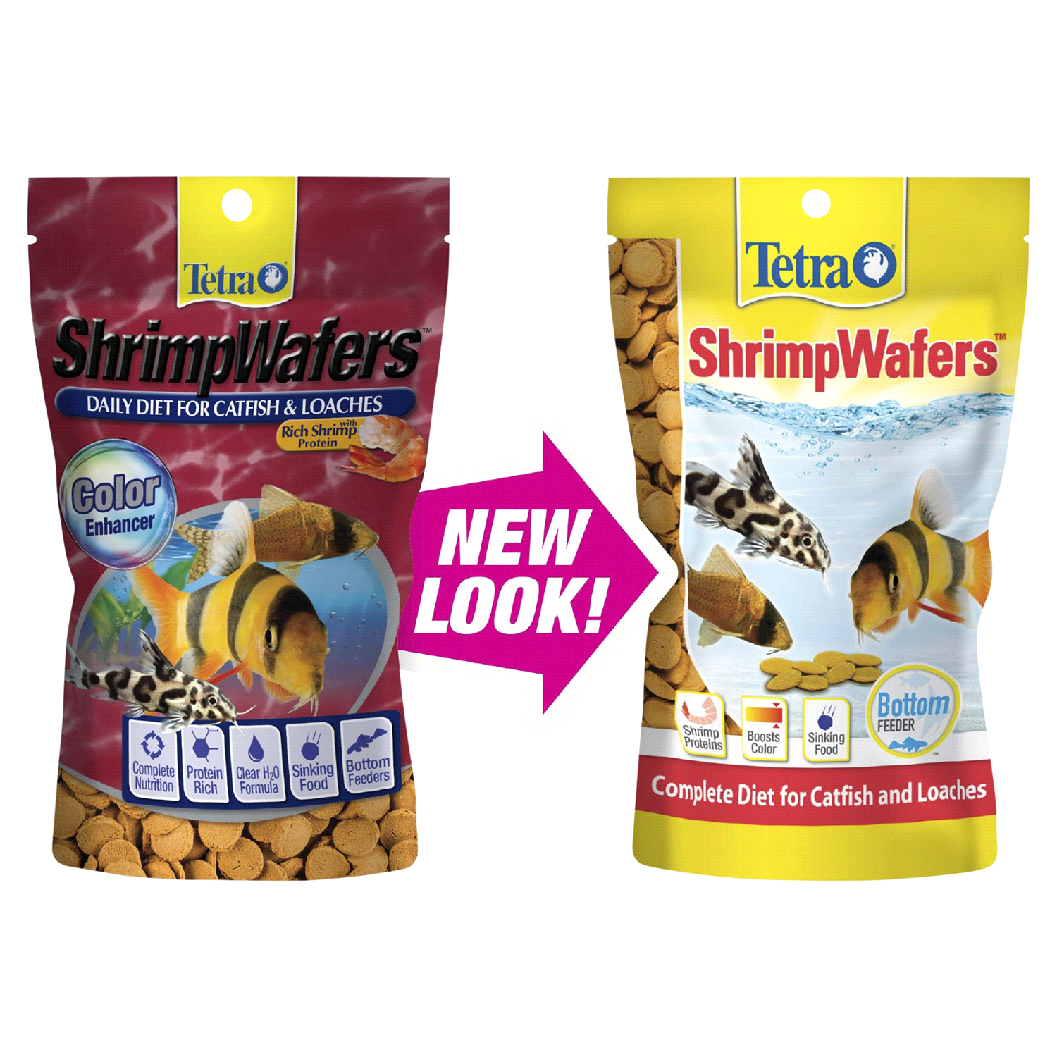 slide 2 of 4, Tetra Shrimp Wafers Fish Food, 3 oz