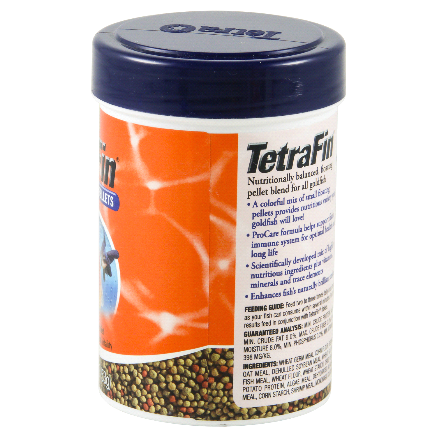 slide 3 of 3, TetraFin Floating Goldfish Food Pellets, 1.87 oz