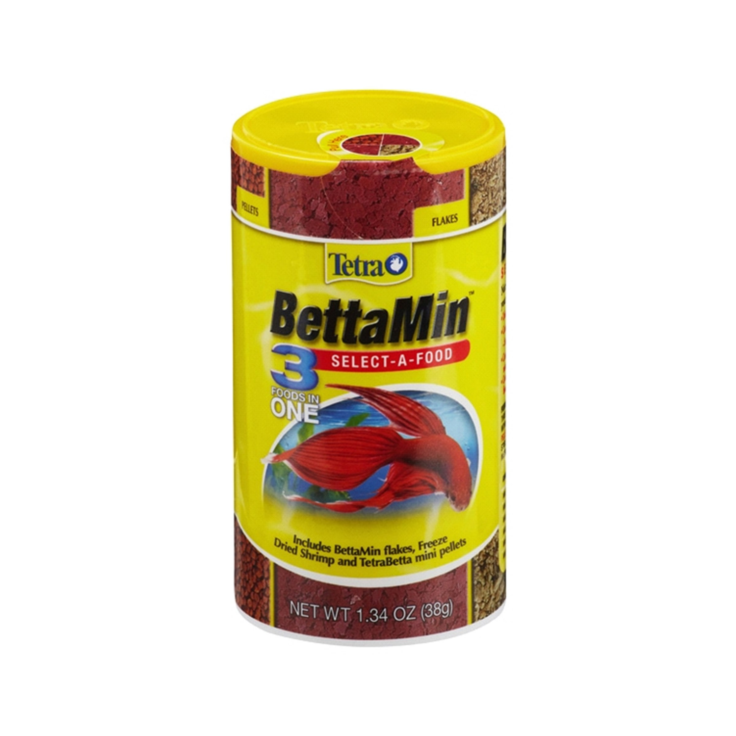 slide 1 of 4, Tetra BettaMin Select-A-Food Fish Food, 1 ct